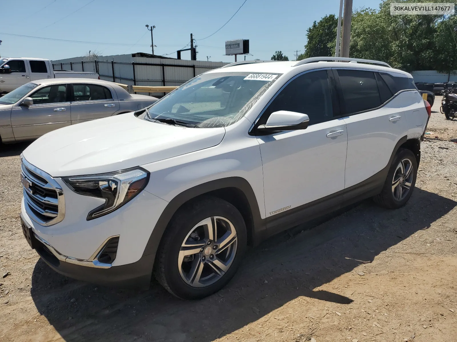 2020 GMC Terrain Slt VIN: 3GKALVEV1LL147677 Lot: 66881944