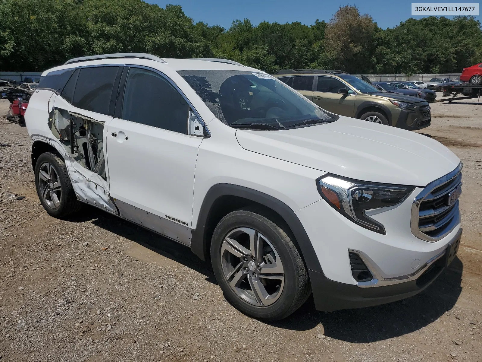 2020 GMC Terrain Slt VIN: 3GKALVEV1LL147677 Lot: 66881944