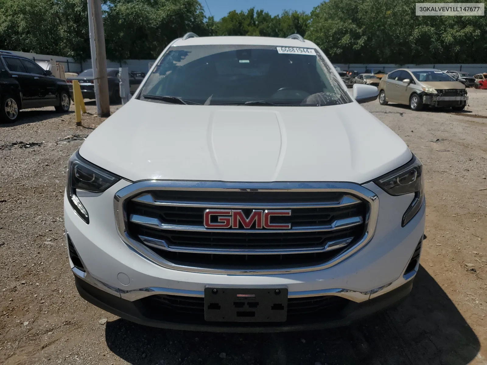 2020 GMC Terrain Slt VIN: 3GKALVEV1LL147677 Lot: 66881944