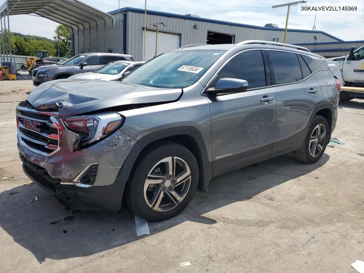 2020 GMC Terrain Slt VIN: 3GKALVEV2LL145369 Lot: 67115634