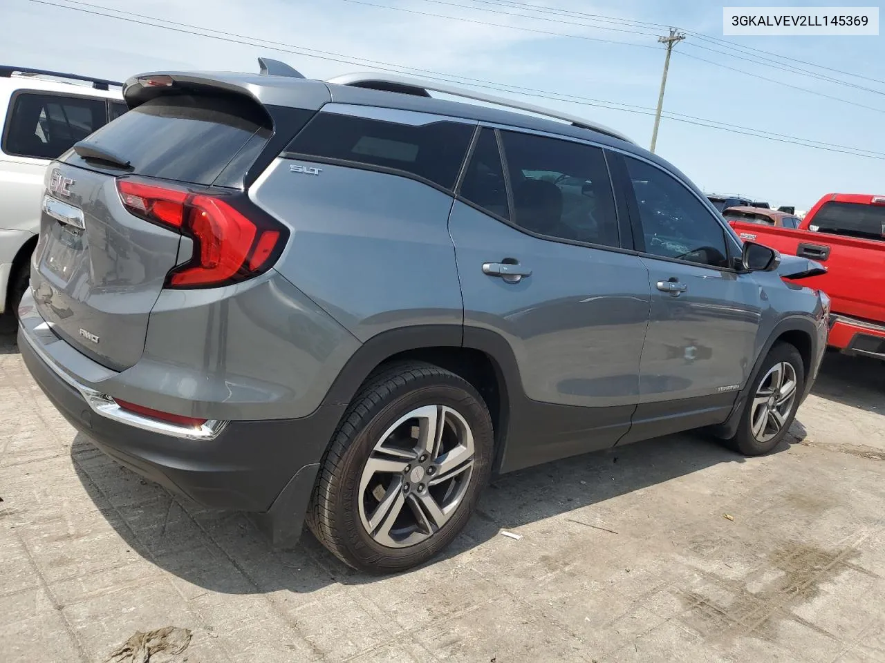 2020 GMC Terrain Slt VIN: 3GKALVEV2LL145369 Lot: 67115634