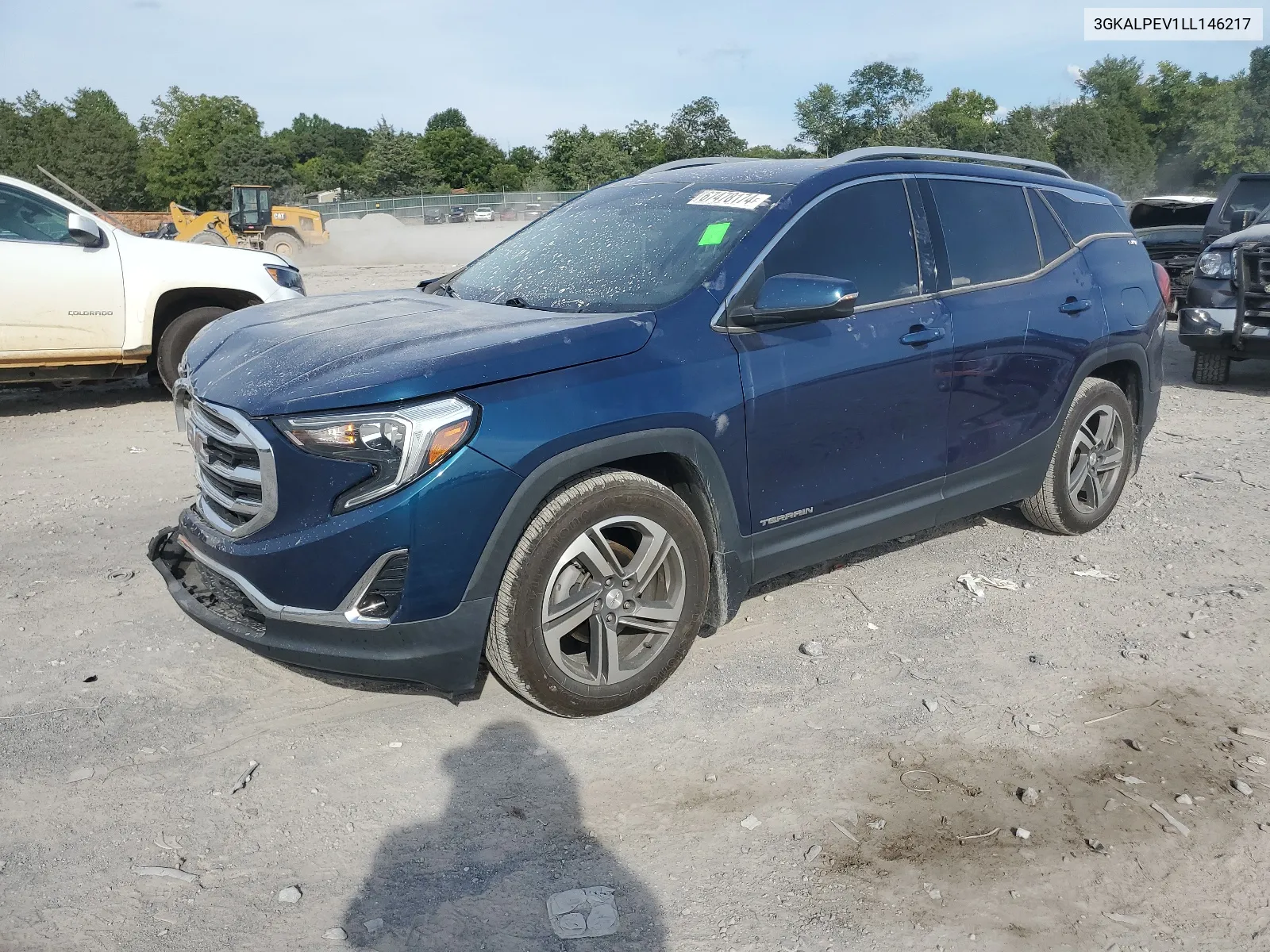 2020 GMC Terrain Slt VIN: 3GKALPEV1LL146217 Lot: 67478174