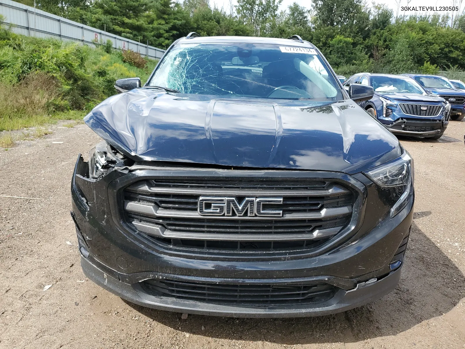 2020 GMC Terrain Sle VIN: 3GKALTEV9LL230505 Lot: 67724134