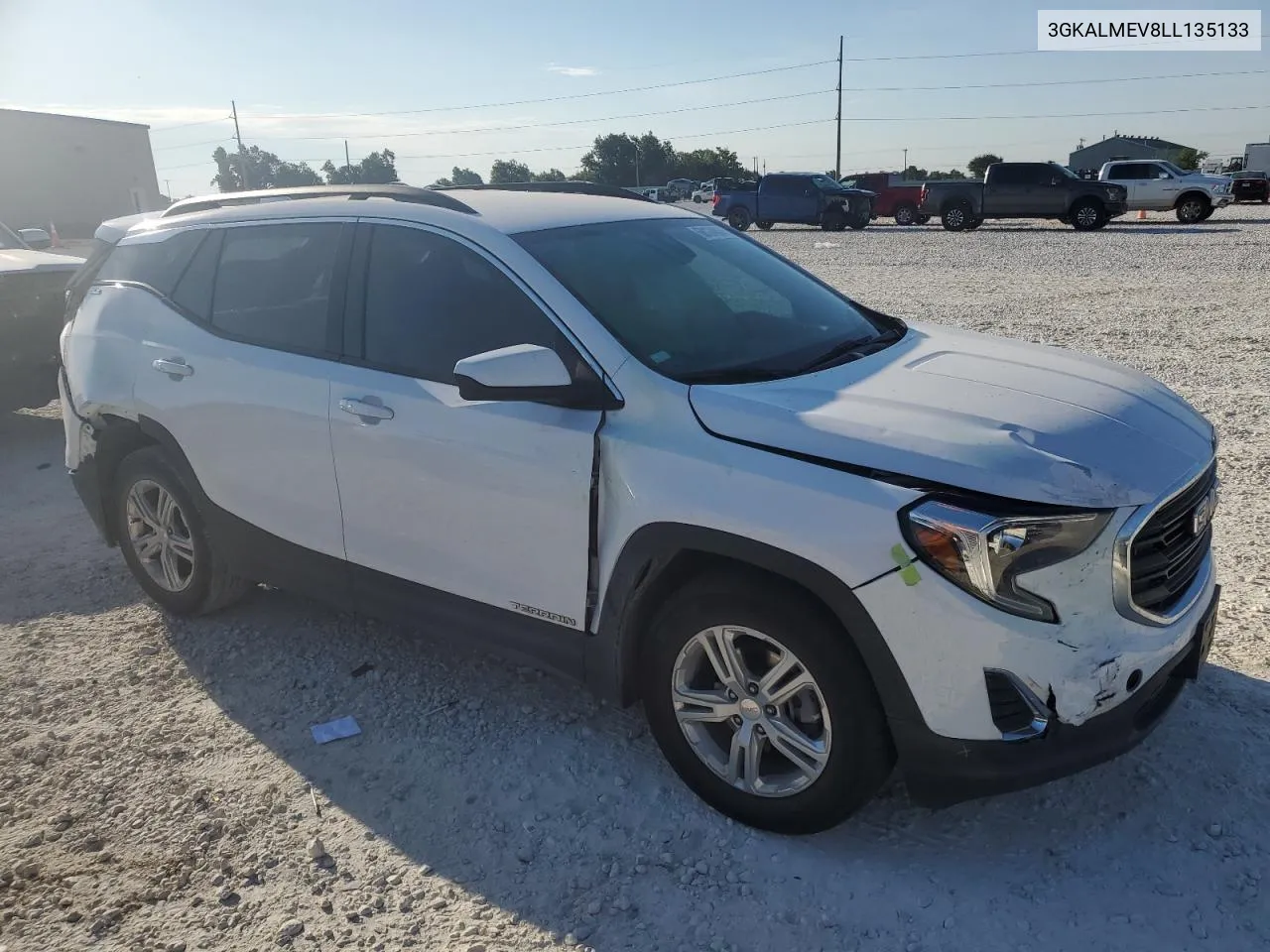 2020 GMC Terrain Sle VIN: 3GKALMEV8LL135133 Lot: 68124834