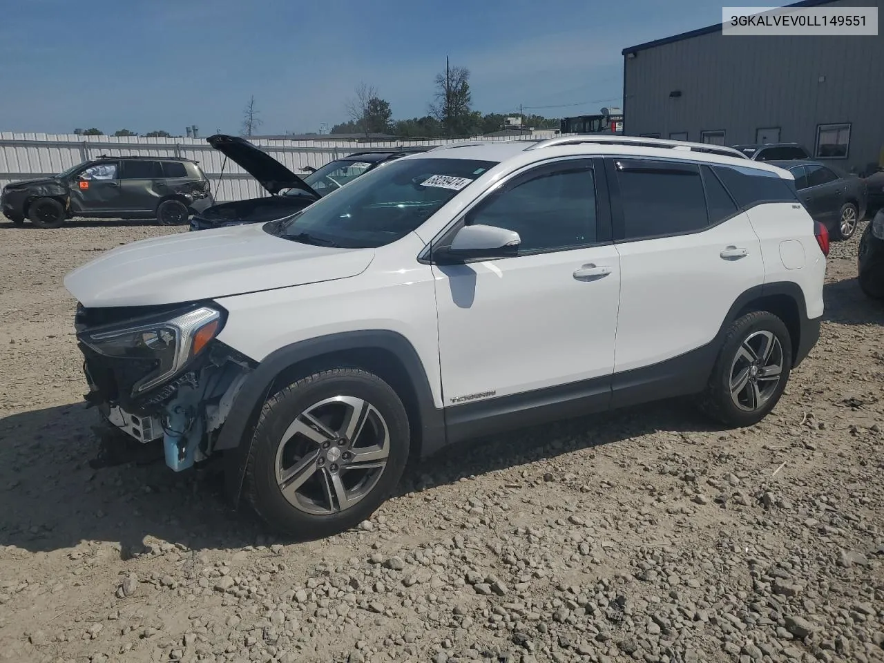 3GKALVEV0LL149551 2020 GMC Terrain Slt