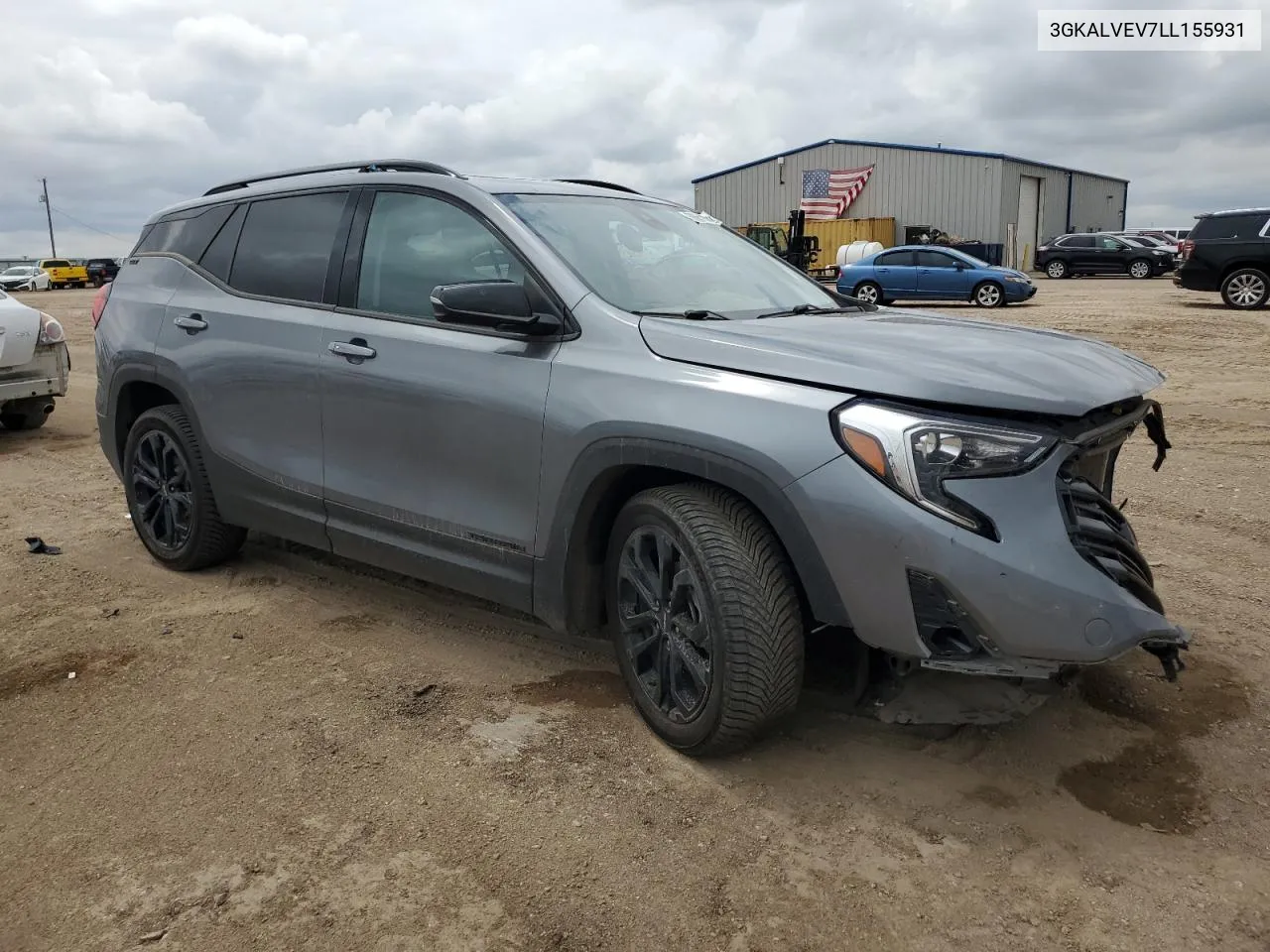 2020 GMC Terrain Slt VIN: 3GKALVEV7LL155931 Lot: 68661984