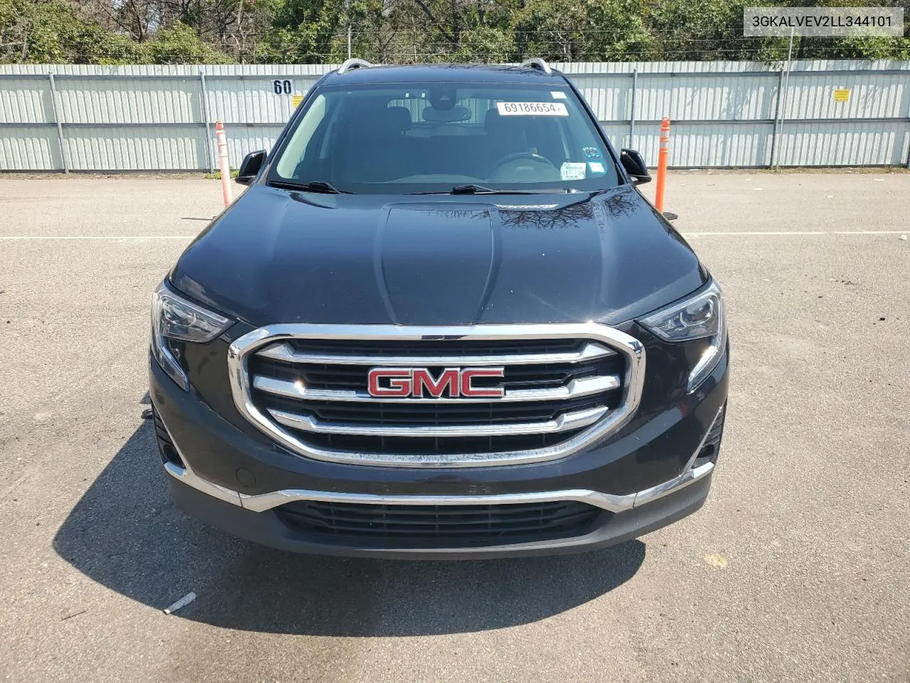 2020 GMC Terrain Slt VIN: 3GKALVEV2LL344101 Lot: 69186654