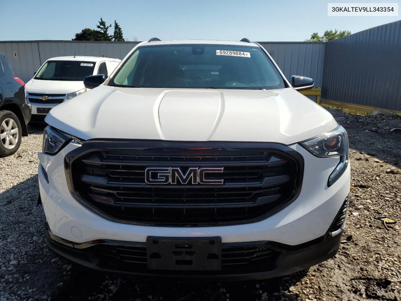 2020 GMC Terrain Sle VIN: 3GKALTEV9LL343354 Lot: 69289884