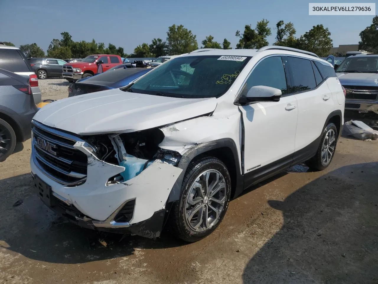 2020 GMC Terrain Slt VIN: 3GKALPEV6LL279636 Lot: 69399594