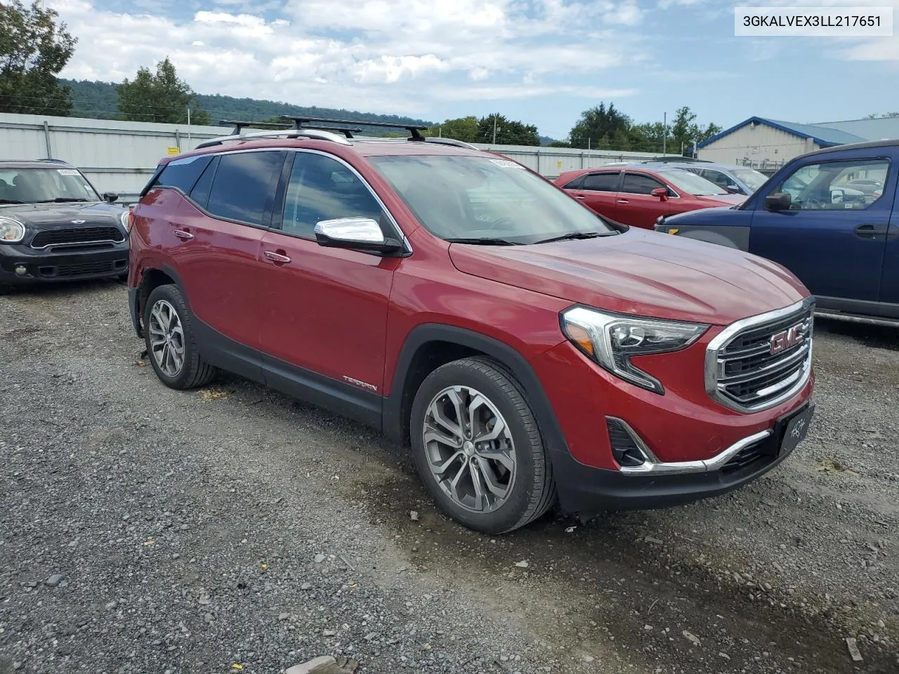 2020 GMC Terrain Slt VIN: 3GKALVEX3LL217651 Lot: 69469014