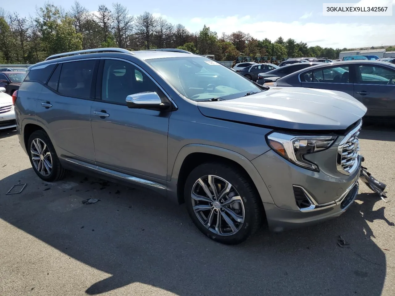 2020 GMC Terrain Denali VIN: 3GKALXEX9LL342567 Lot: 70466774