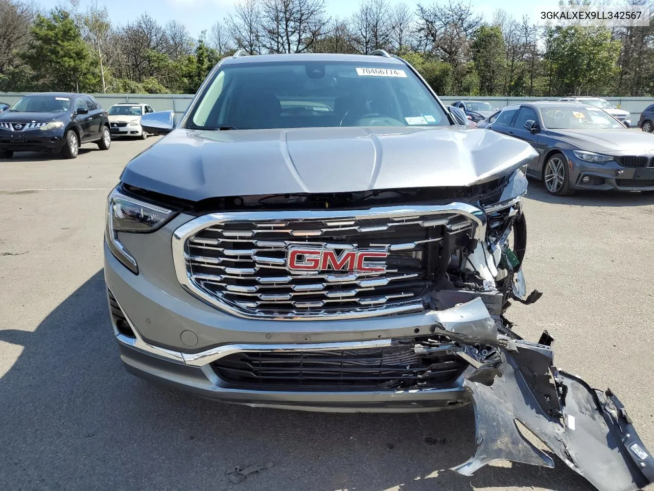 2020 GMC Terrain Denali VIN: 3GKALXEX9LL342567 Lot: 70466774