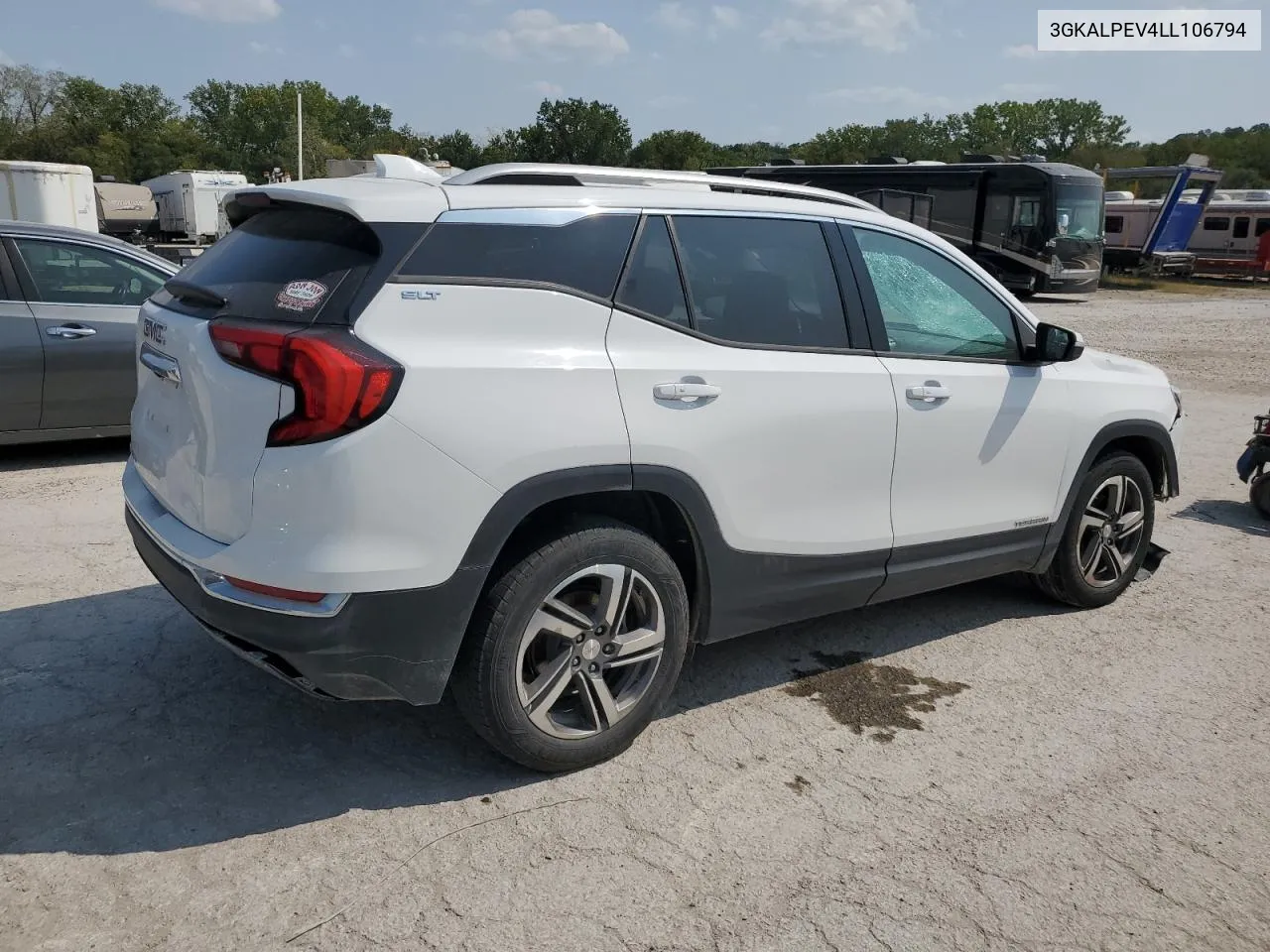 2020 GMC Terrain Slt VIN: 3GKALPEV4LL106794 Lot: 70837474