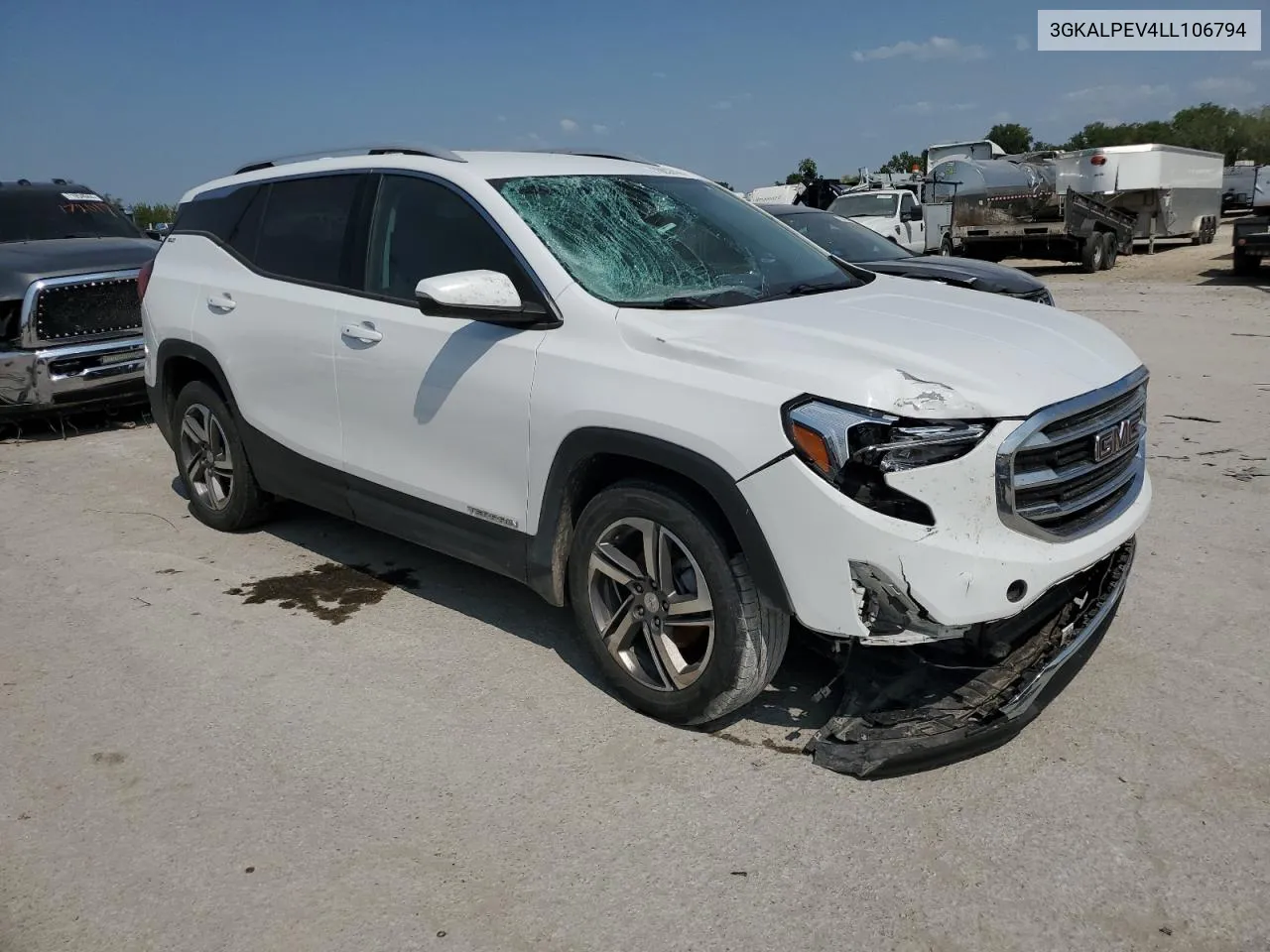 2020 GMC Terrain Slt VIN: 3GKALPEV4LL106794 Lot: 70837474