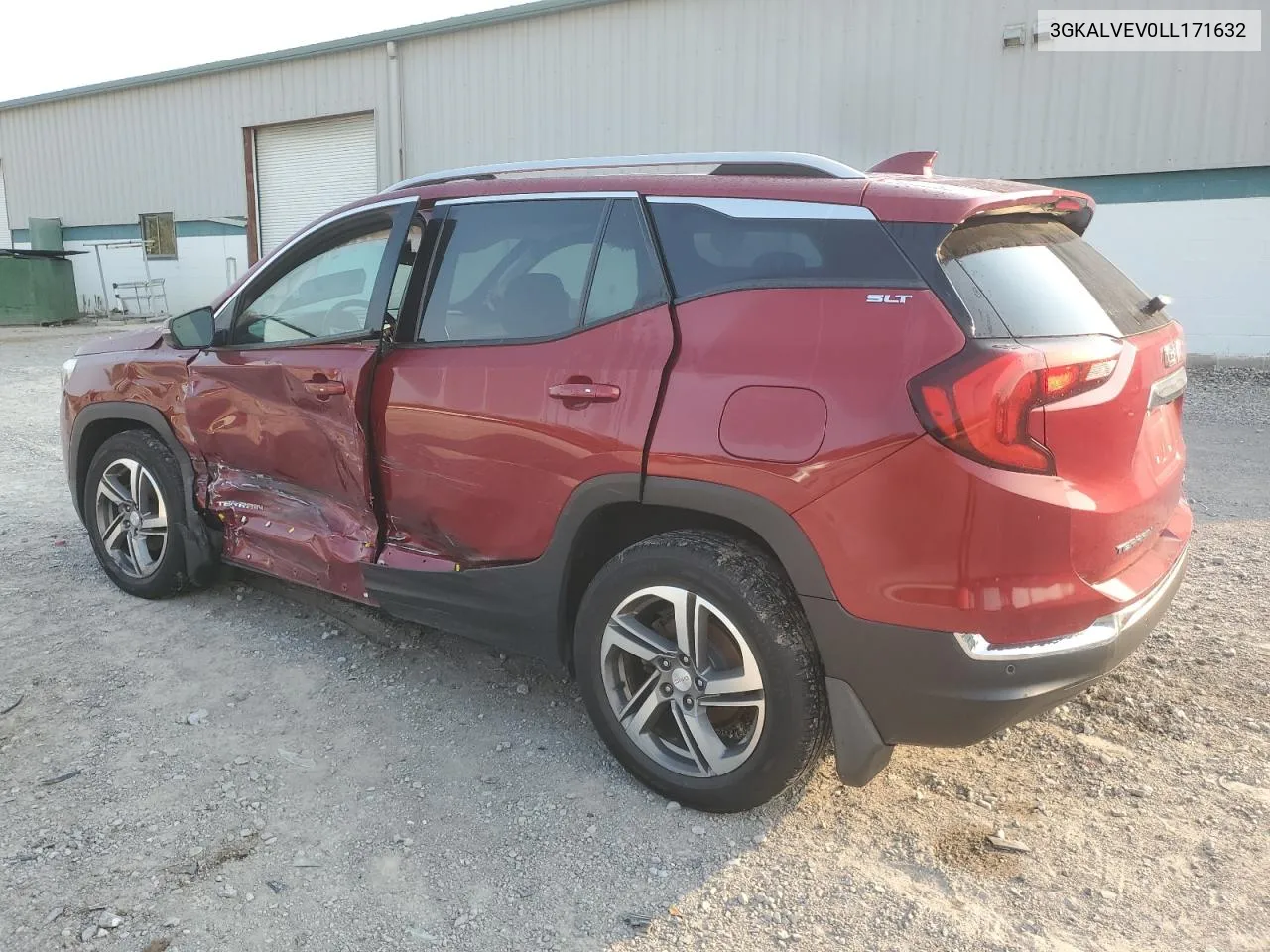 2020 GMC Terrain Slt VIN: 3GKALVEV0LL171632 Lot: 71095584