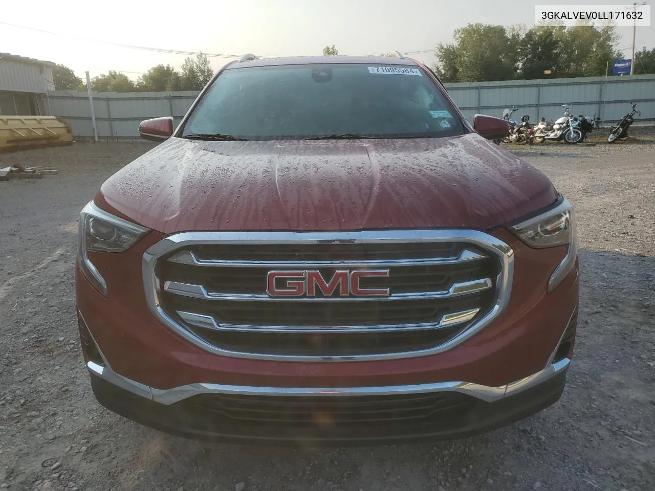 2020 GMC Terrain Slt VIN: 3GKALVEV0LL171632 Lot: 71095584