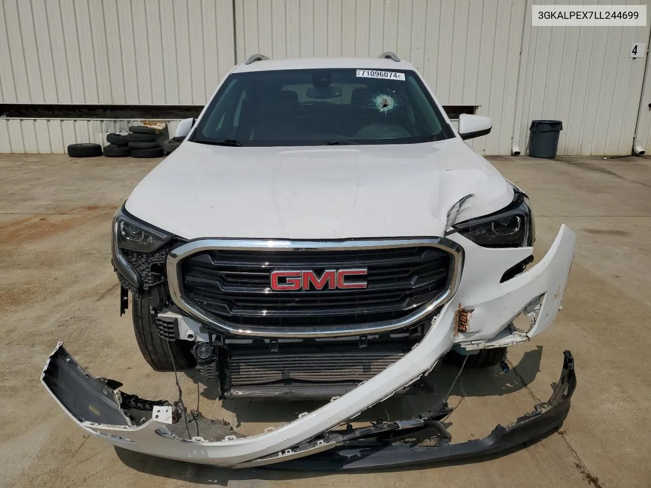 2020 GMC Terrain Slt VIN: 3GKALPEX7LL244699 Lot: 71096074