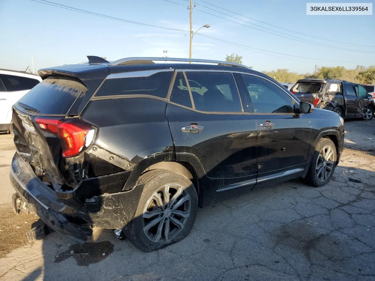 2020 GMC Terrain Denali VIN: 3GKALSEX6LL339564 Lot: 71225394