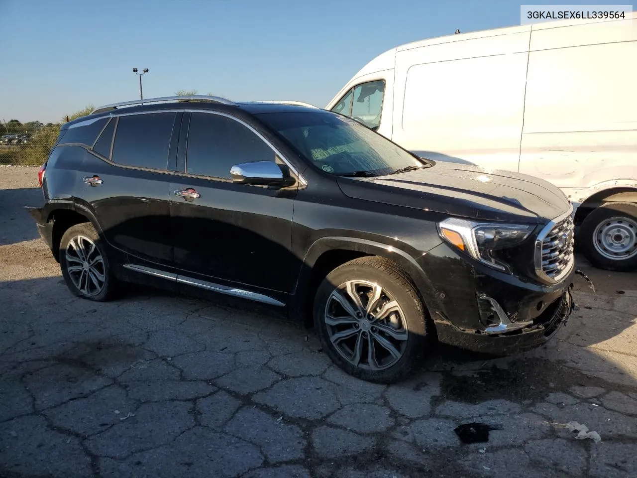 2020 GMC Terrain Denali VIN: 3GKALSEX6LL339564 Lot: 71225394