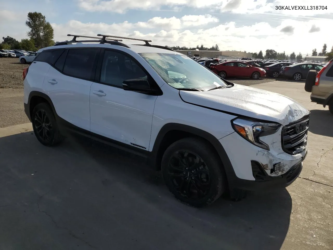 2020 GMC Terrain Slt VIN: 3GKALVEXXLL318704 Lot: 71480954