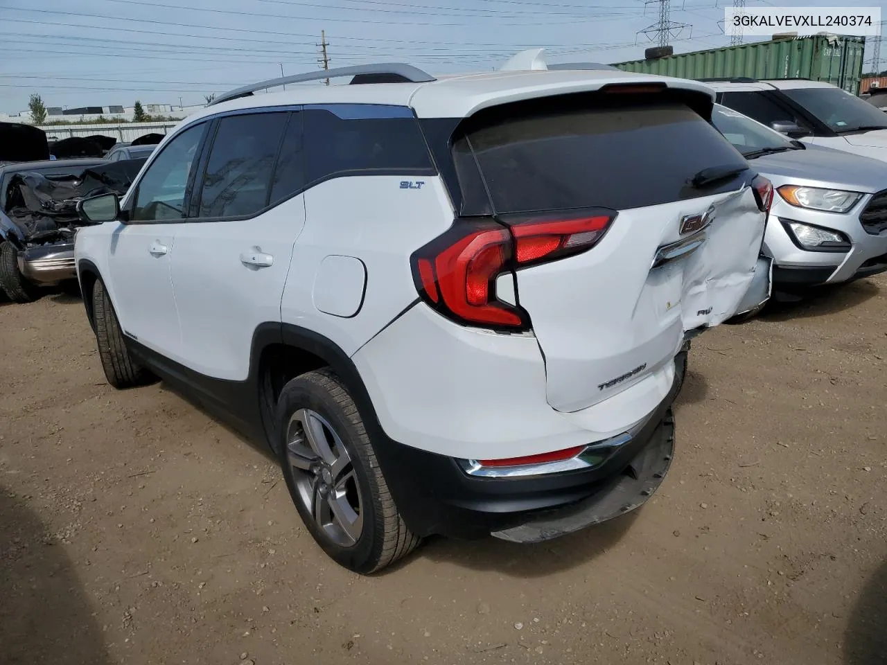 2020 GMC Terrain Slt VIN: 3GKALVEVXLL240374 Lot: 71627714