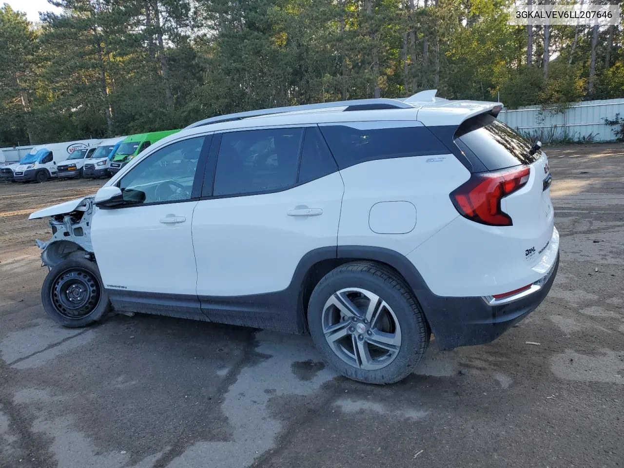 2020 GMC Terrain Slt VIN: 3GKALVEV6LL207646 Lot: 72015144