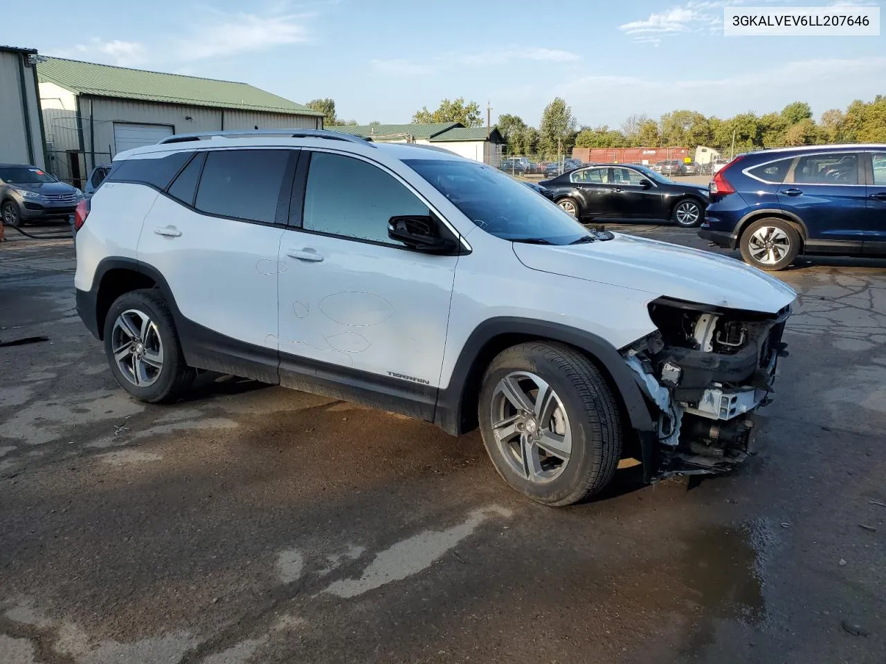 2020 GMC Terrain Slt VIN: 3GKALVEV6LL207646 Lot: 72015144