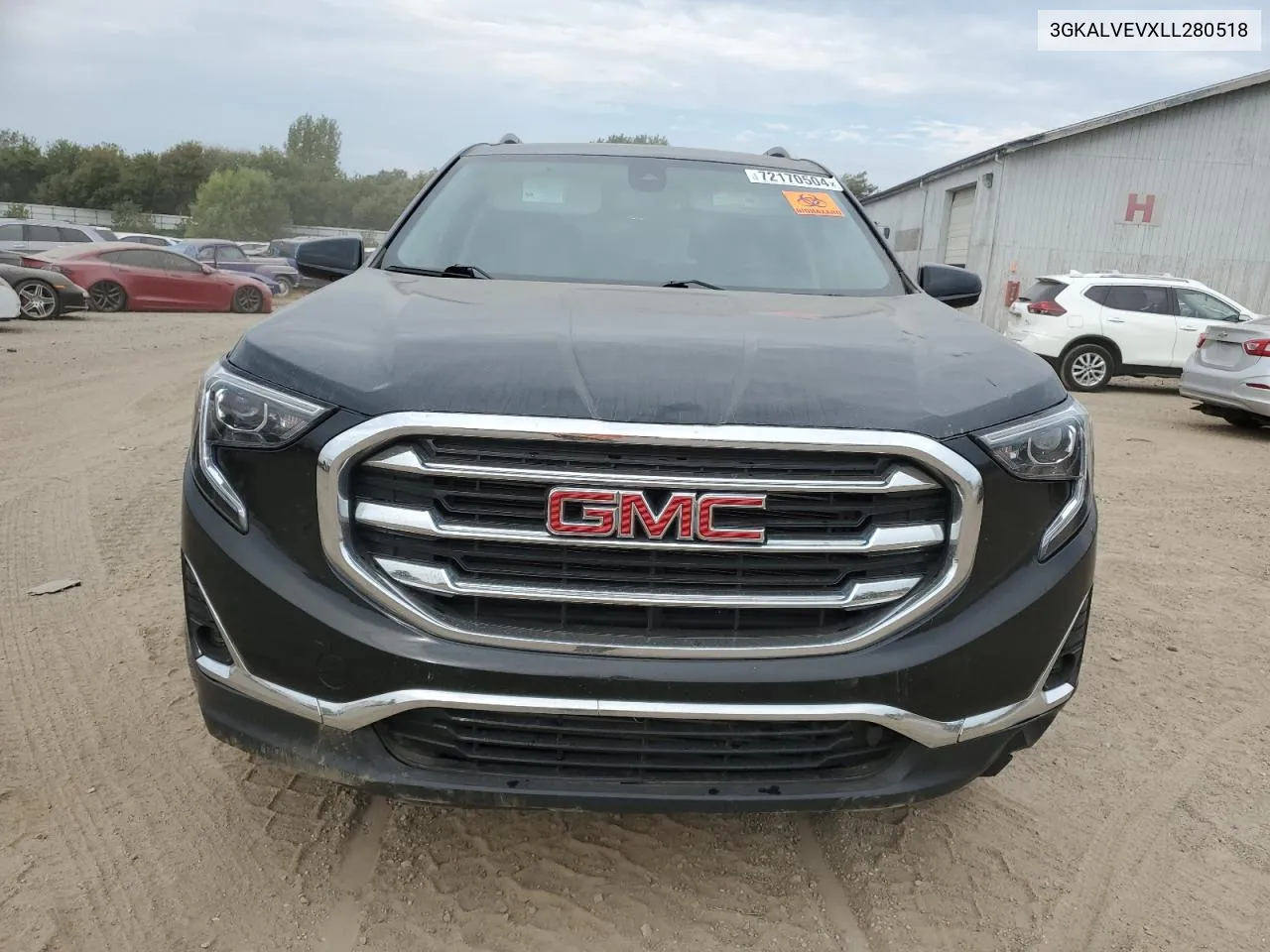 2020 GMC Terrain Slt VIN: 3GKALVEVXLL280518 Lot: 72170504