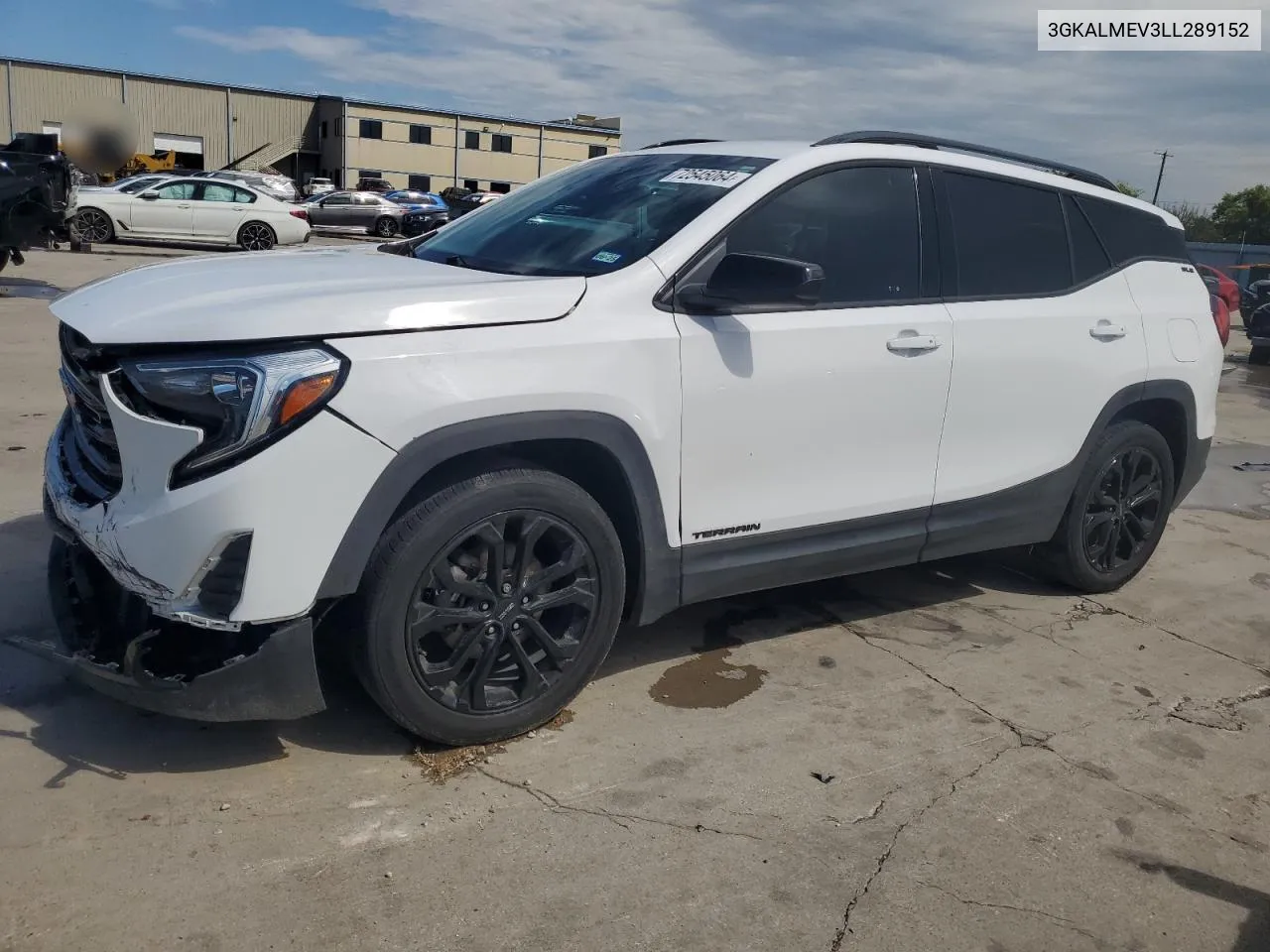 2020 GMC Terrain Sle VIN: 3GKALMEV3LL289152 Lot: 72545064