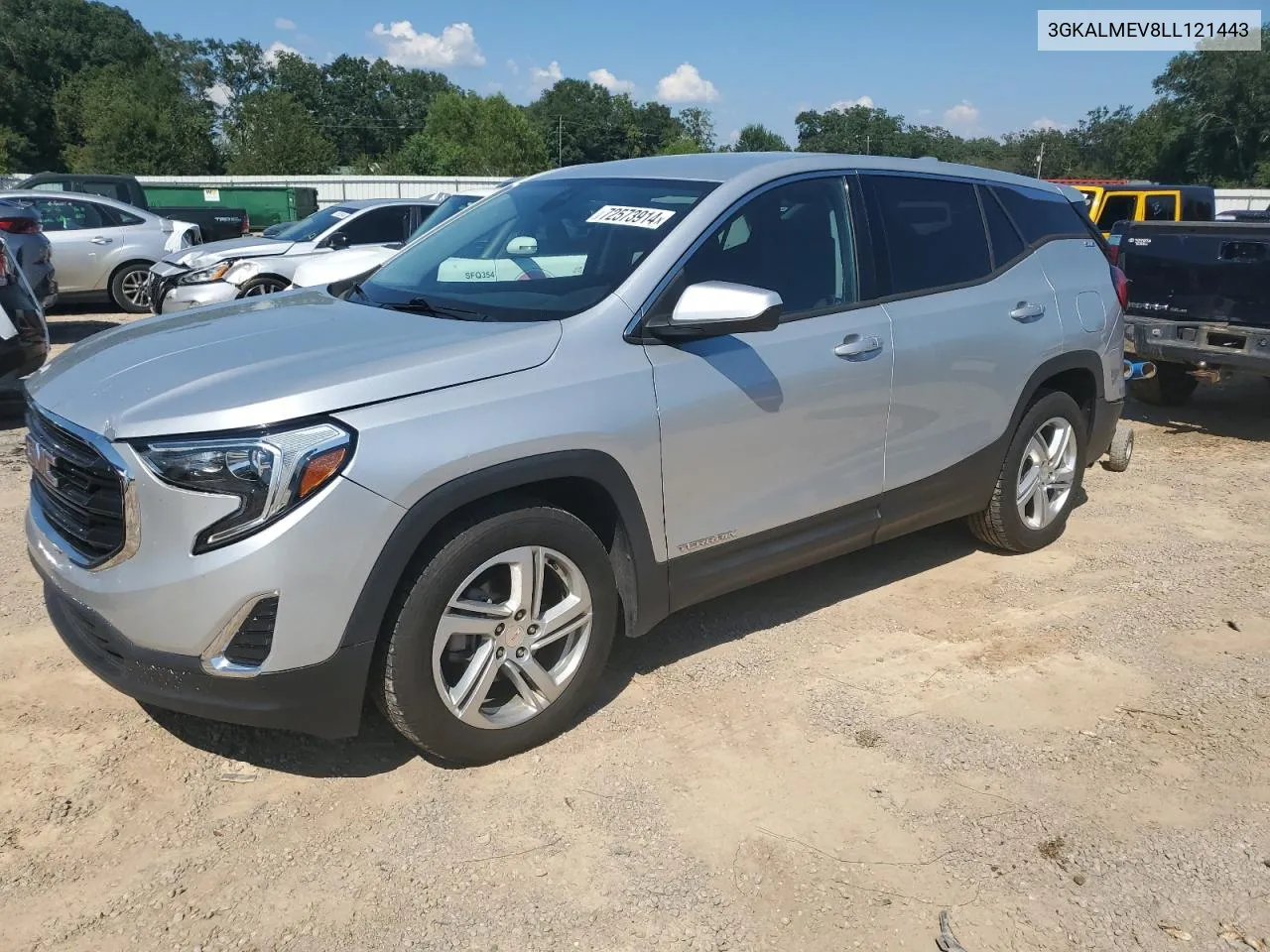 2020 GMC Terrain Sle VIN: 3GKALMEV8LL121443 Lot: 72573914