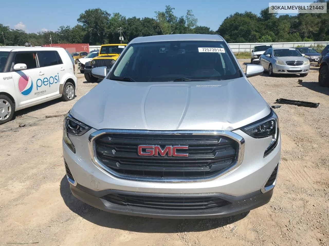 2020 GMC Terrain Sle VIN: 3GKALMEV8LL121443 Lot: 72573914