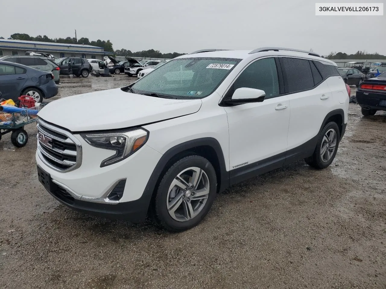 2020 GMC Terrain Slt VIN: 3GKALVEV6LL206173 Lot: 72879014