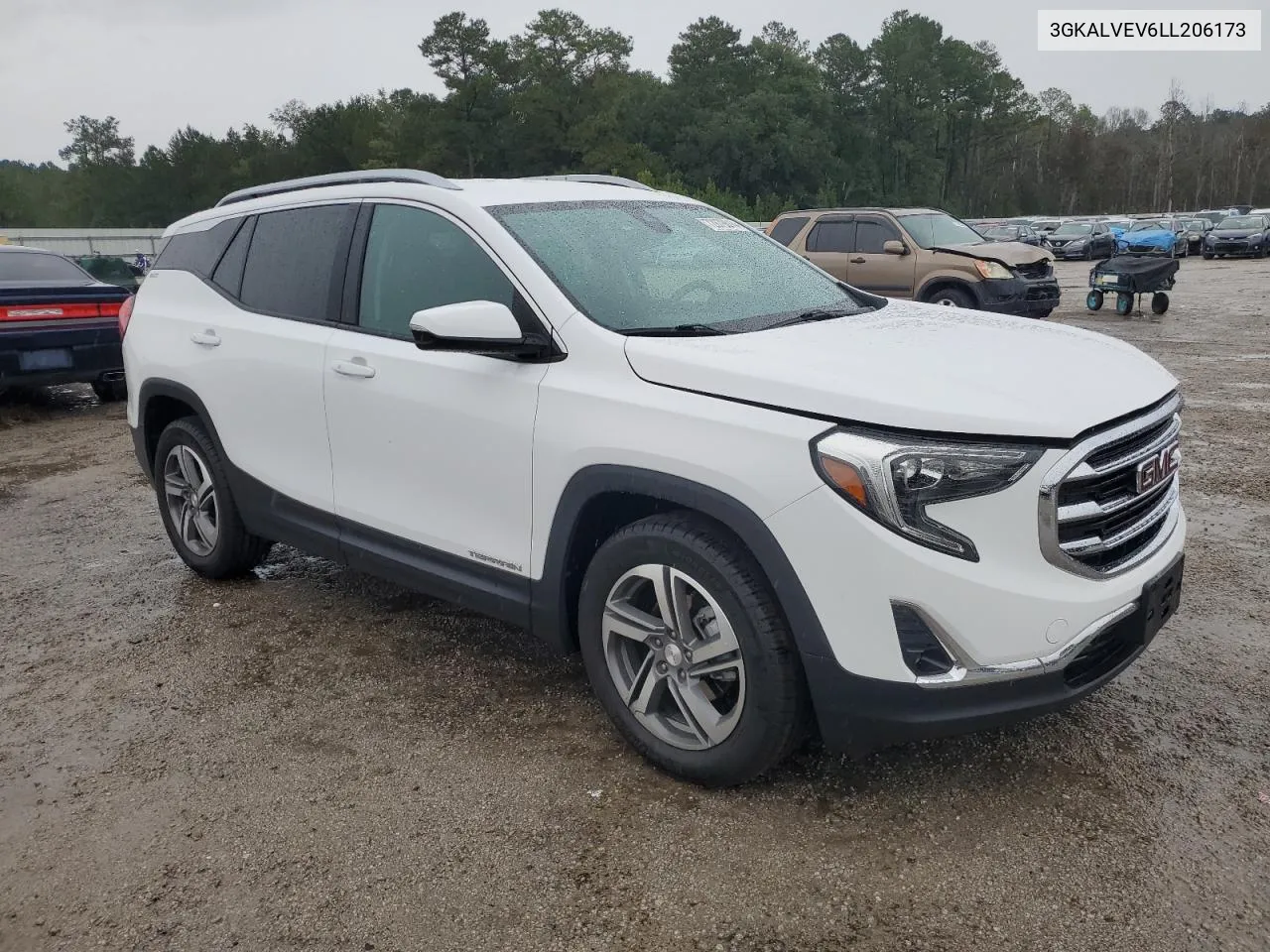 2020 GMC Terrain Slt VIN: 3GKALVEV6LL206173 Lot: 72879014