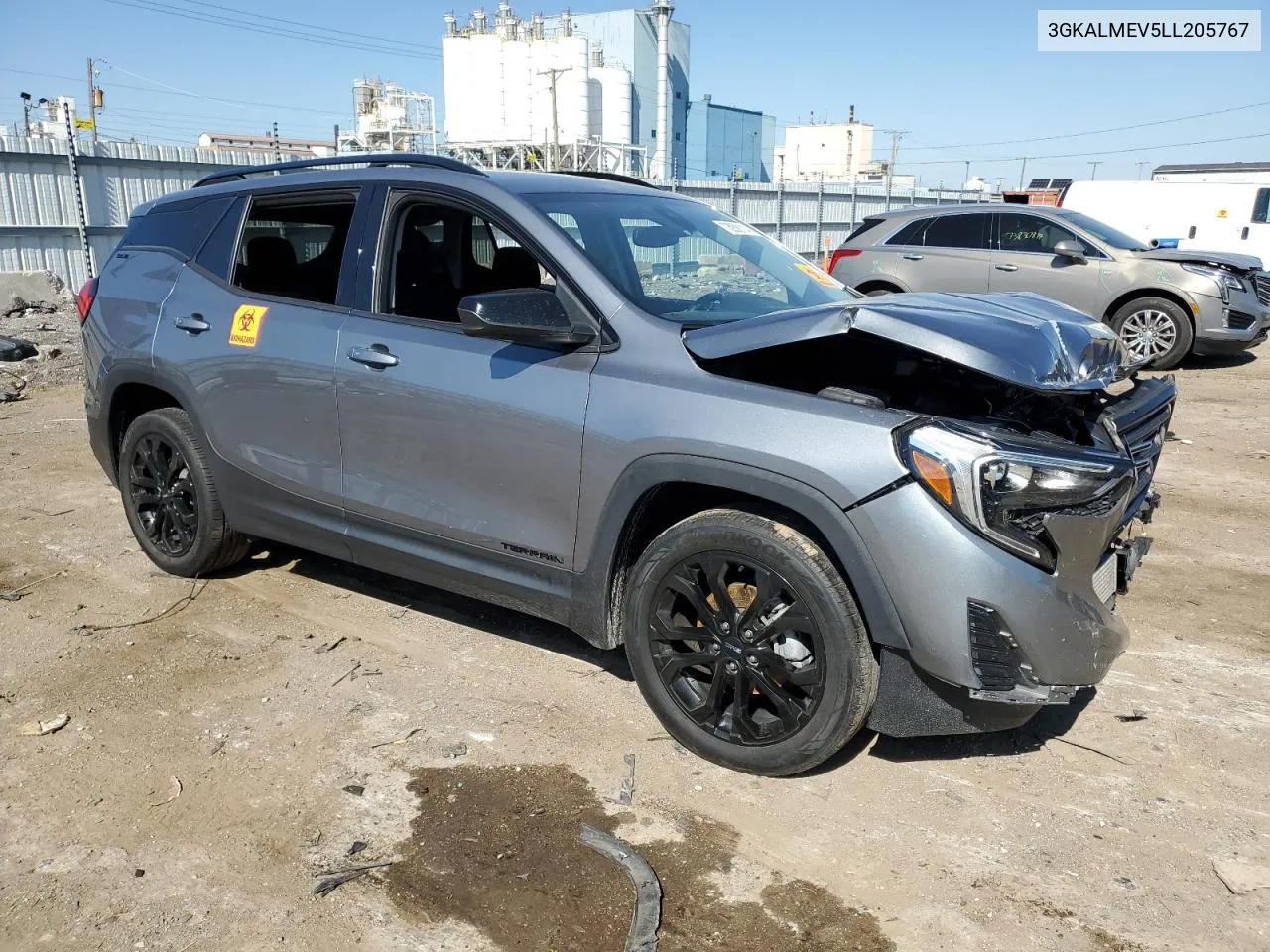 2020 GMC Terrain Sle VIN: 3GKALMEV5LL205767 Lot: 73058114