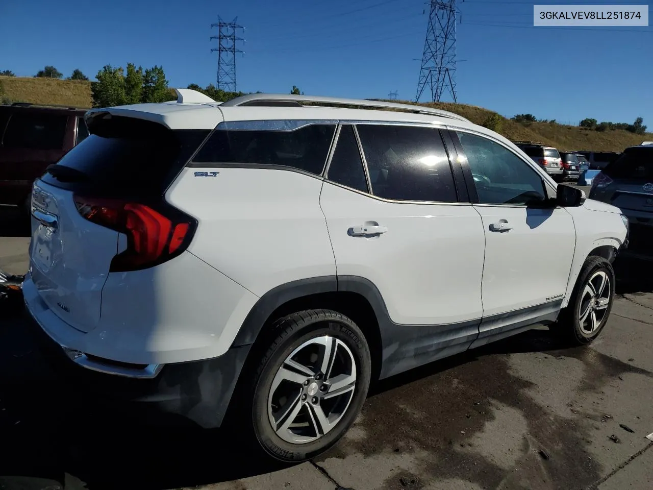 2020 GMC Terrain Slt VIN: 3GKALVEV8LL251874 Lot: 73059244