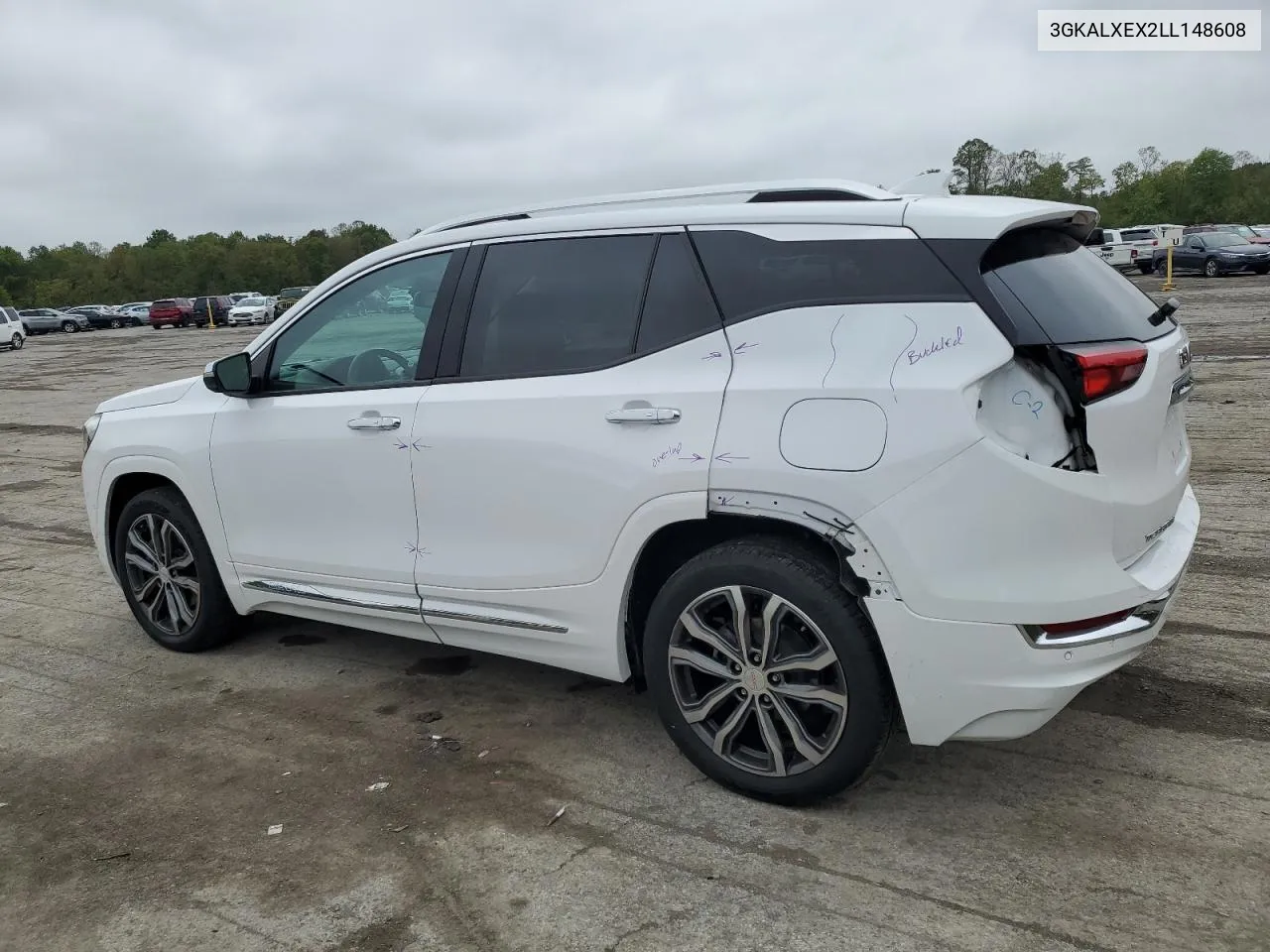 2020 GMC Terrain Denali VIN: 3GKALXEX2LL148608 Lot: 73589714