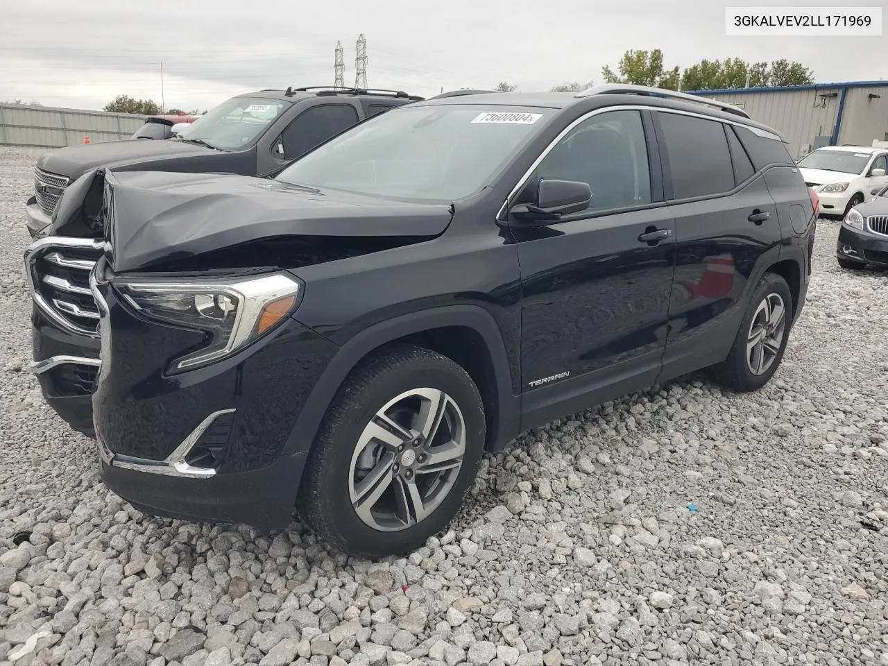 2020 GMC Terrain Slt VIN: 3GKALVEV2LL171969 Lot: 73600804