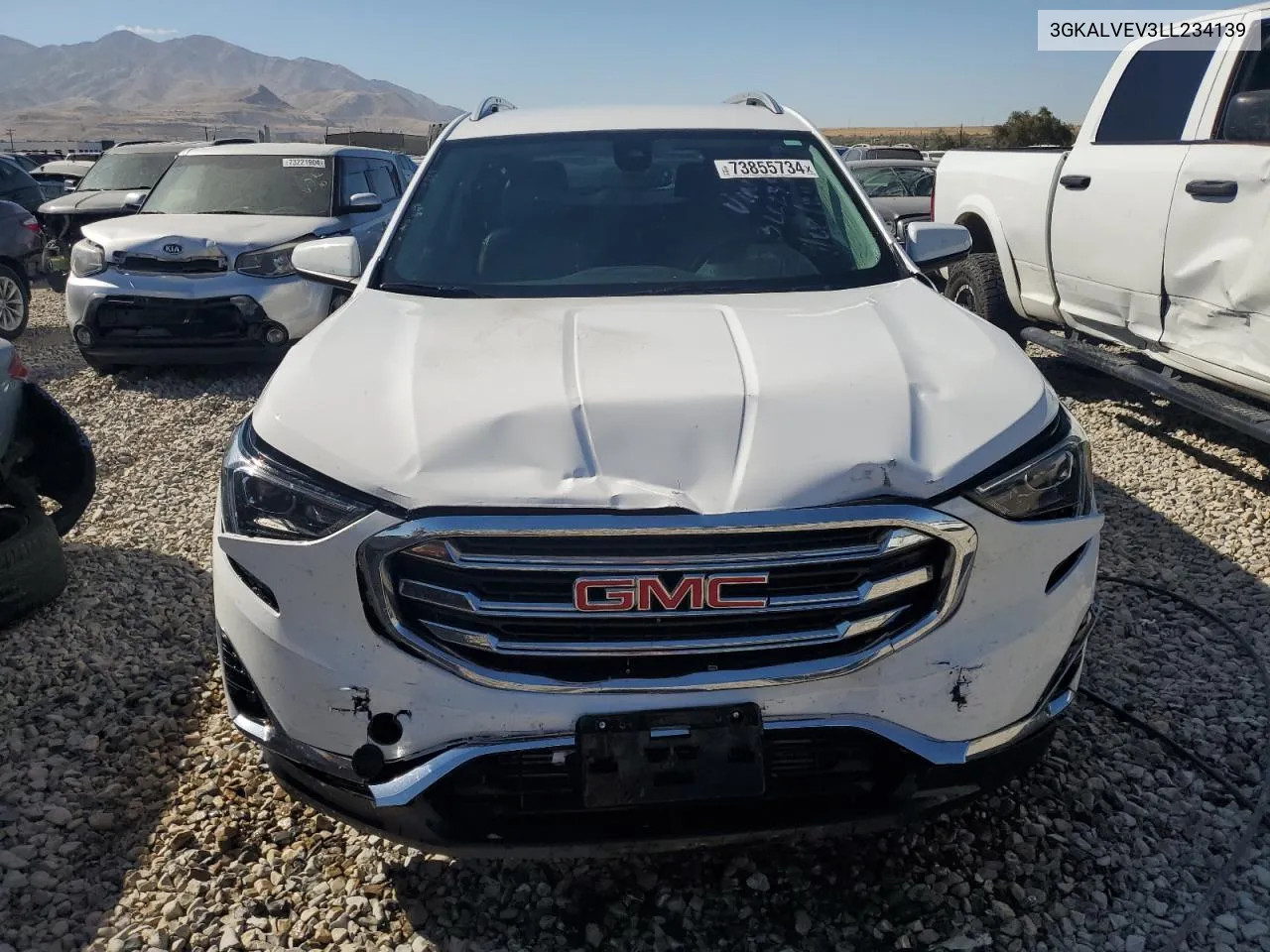 2020 GMC Terrain Slt VIN: 3GKALVEV3LL234139 Lot: 73855734