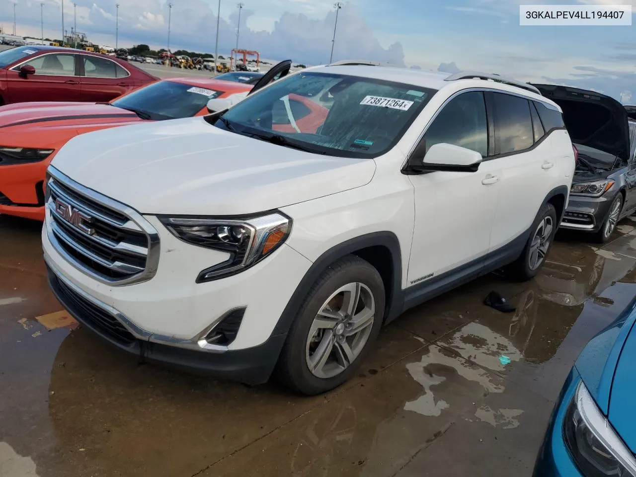 2020 GMC Terrain Slt VIN: 3GKALPEV4LL194407 Lot: 73871264