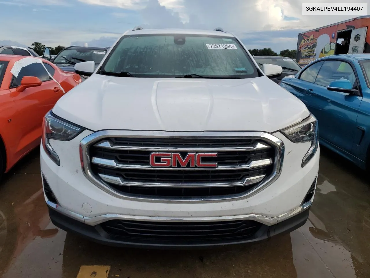 2020 GMC Terrain Slt VIN: 3GKALPEV4LL194407 Lot: 73871264