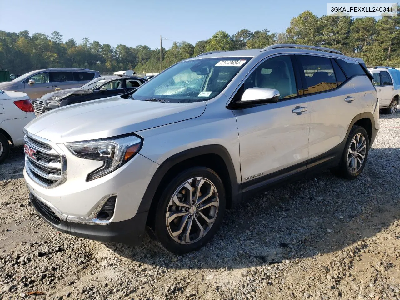 2020 GMC Terrain Slt VIN: 3GKALPEXXLL240341 Lot: 73948684