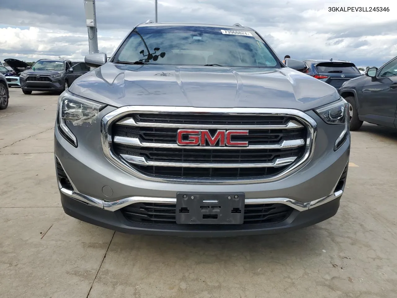 2020 GMC Terrain Slt VIN: 3GKALPEV3LL245346 Lot: 73960824