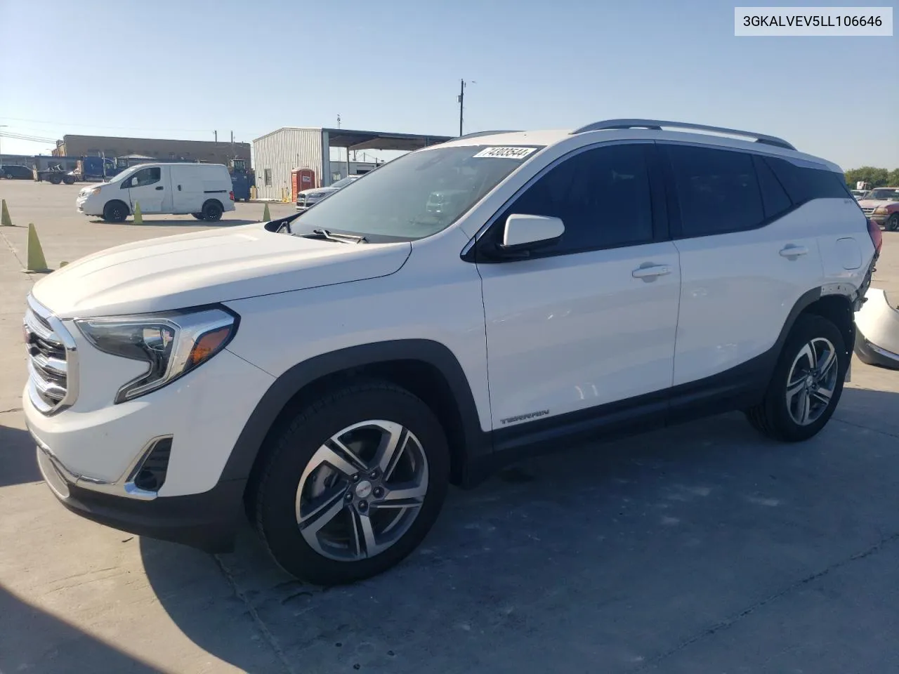 2020 GMC Terrain Slt VIN: 3GKALVEV5LL106646 Lot: 74303544