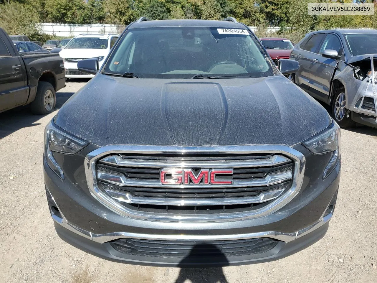 2020 GMC Terrain Slt VIN: 3GKALVEV5LL238869 Lot: 74304654