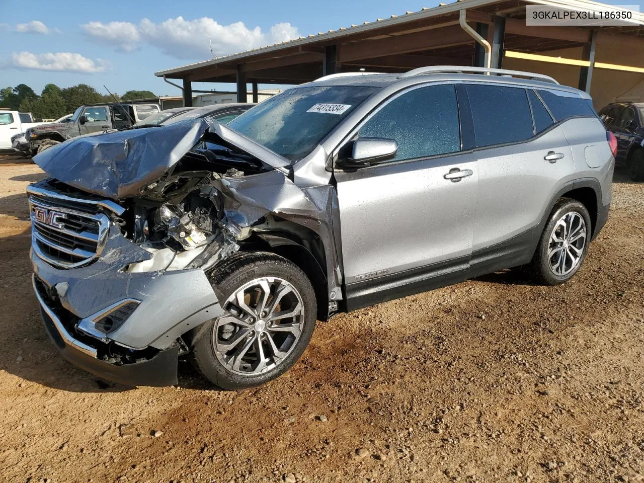 2020 GMC Terrain Slt VIN: 3GKALPEX3LL186350 Lot: 74315334