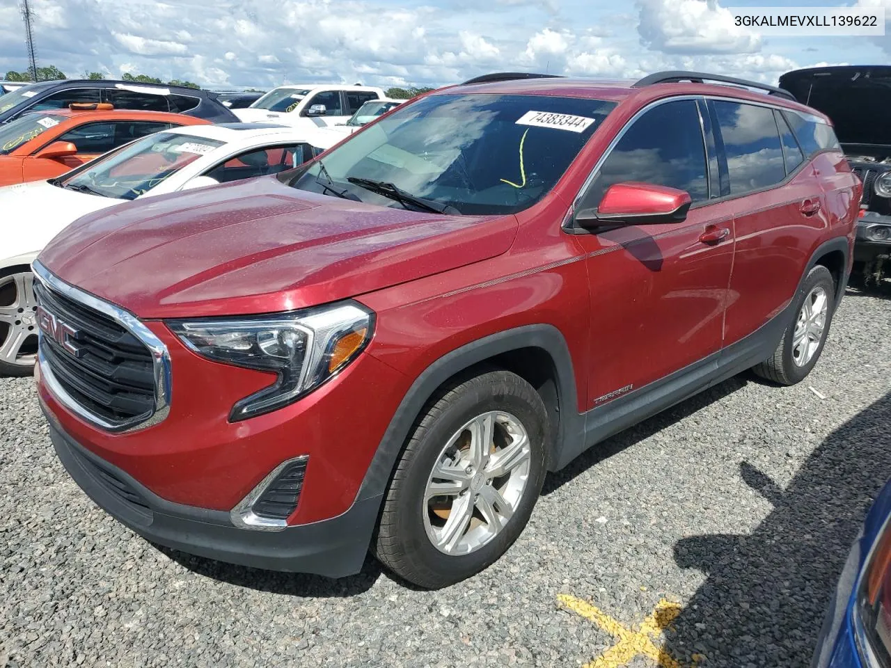 2020 GMC Terrain Sle VIN: 3GKALMEVXLL139622 Lot: 74383344