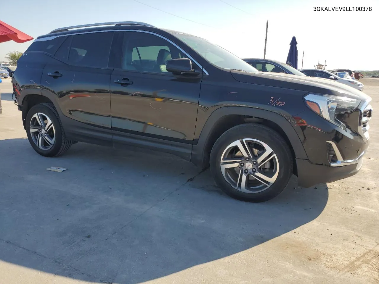 2020 GMC Terrain Slt VIN: 3GKALVEV9LL100378 Lot: 74561314