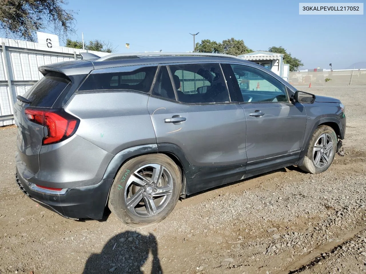 2020 GMC Terrain Slt VIN: 3GKALPEV0LL217052 Lot: 74612104