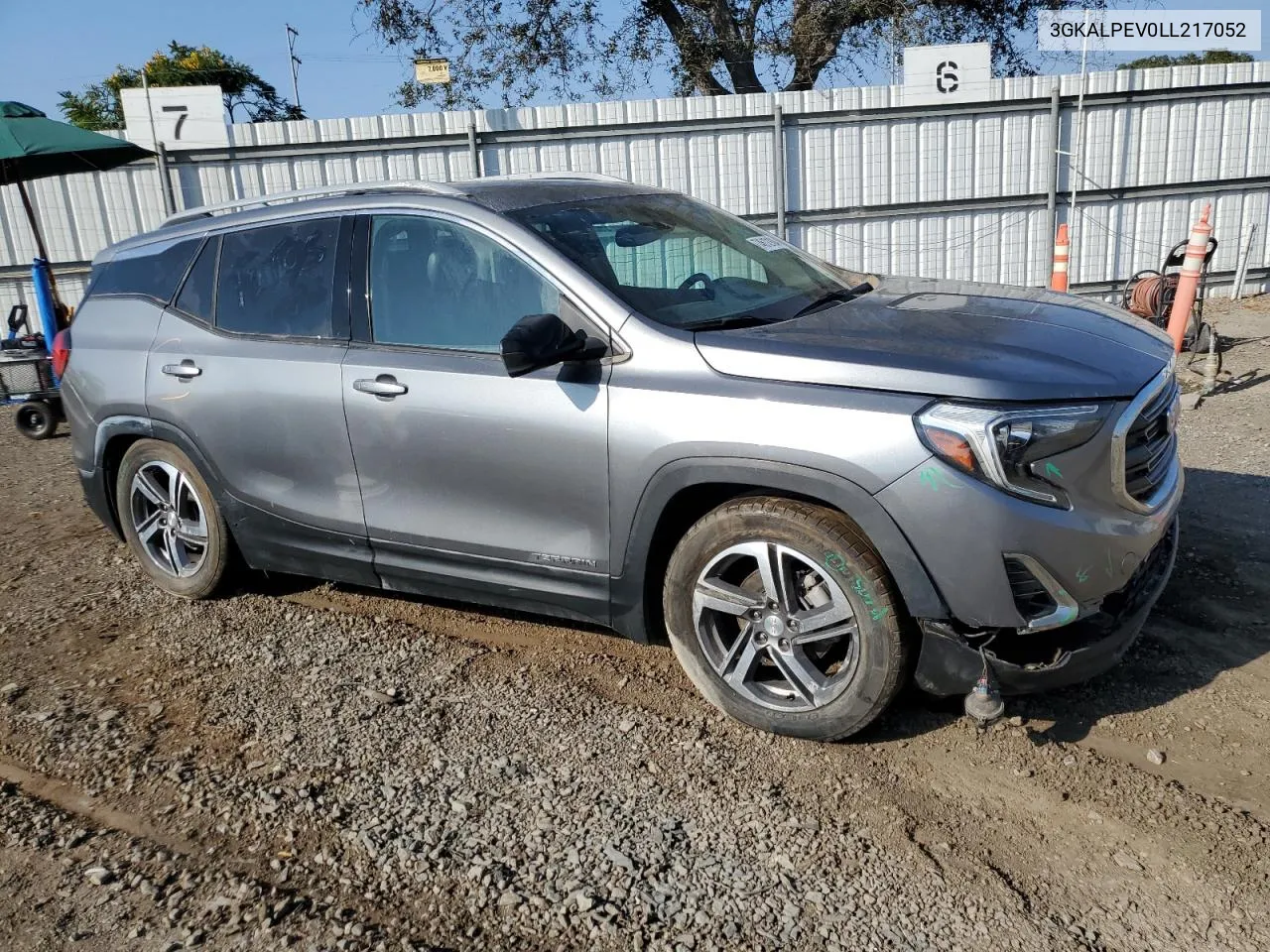 2020 GMC Terrain Slt VIN: 3GKALPEV0LL217052 Lot: 74612104