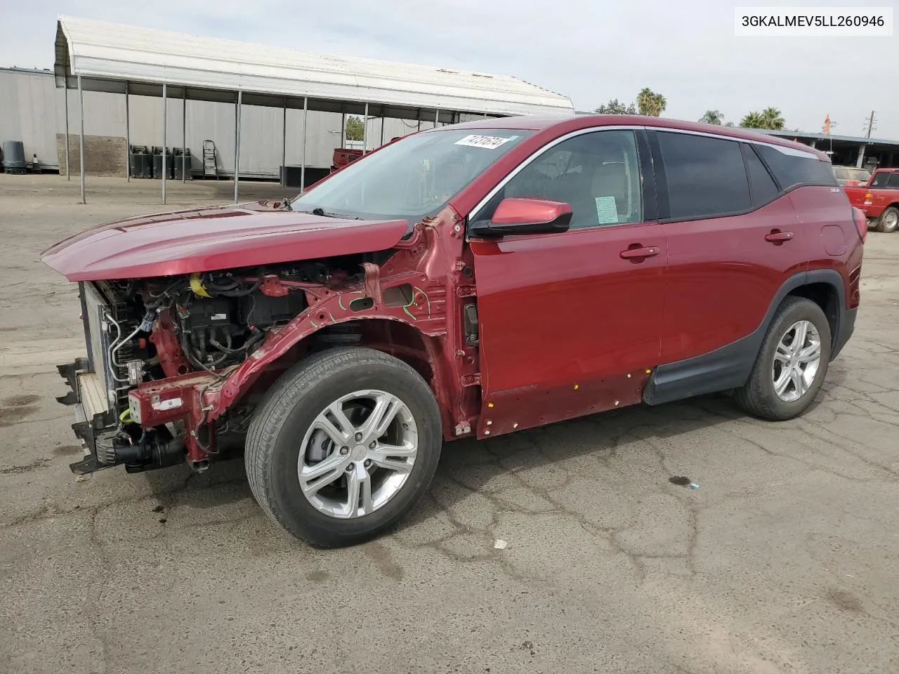 2020 GMC Terrain Sle VIN: 3GKALMEV5LL260946 Lot: 74731674